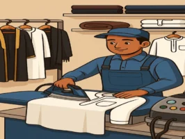 خدمة كوى الملابس